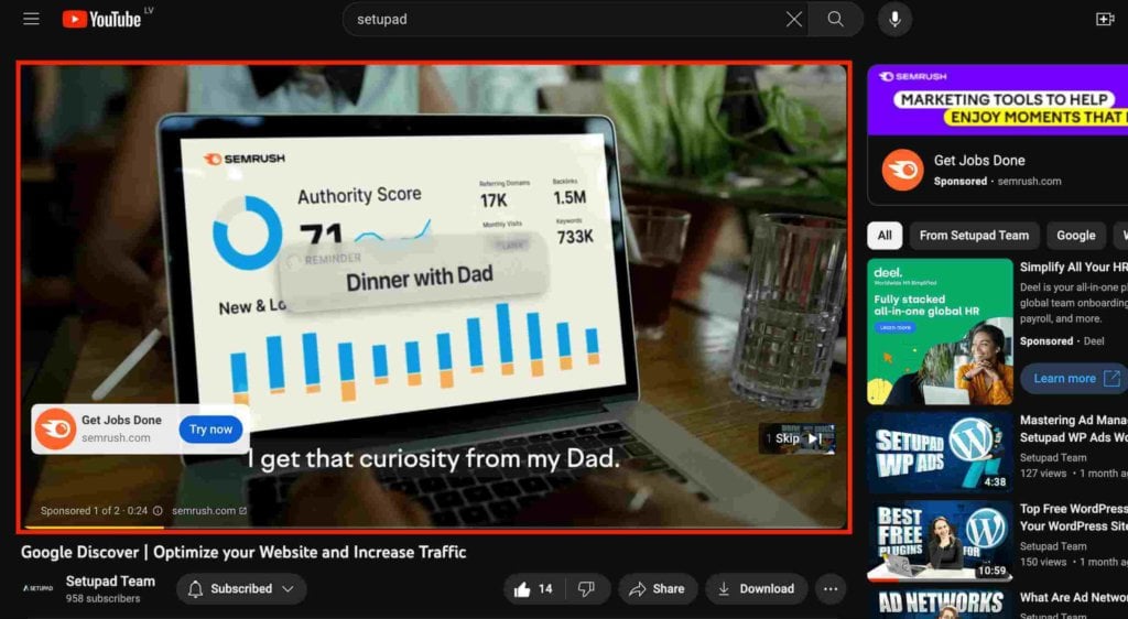 YouTube Ads